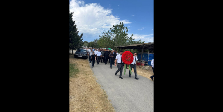 Ağdamda Vətən müharibəsi şəhidinin anasının dəfn mərasimi keçirilib